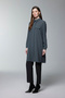 Anthracite Tunic with Pocket Cover Detail and Hidden Buttons 1427 - 3