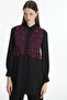 Tweed Patterned Plum Tunic 1512 - 4