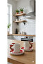 Handmade Dila Design Mushroom Handle 4-Piece Ceramic Coffee Cup Set for 2 People 100 Ml. - 2