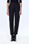 Elastic Waist Black Trousers 0259