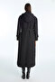 Hooded Belted Giy Çık Black 13528 - 5