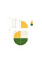 Yogi Food Plate Set with 4 Compartments and Spoons - 6