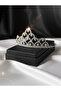 Binom Model Crystal Stone Bridal Crown, Promise Engagement Proposal Crown, Party Crown - 5