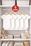 5-Piece Short Sleeve 0-5 Years Old 100% Cotton Baby & Kids Body Crew Neck Basic Unisex Body & Bodysuit