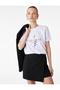 Regular Fit Short Sleeve Crew Neck Printed Cotton T-Shirt - 2