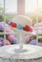 Floral Straw Girl's Hat Floral Straw Fedora Hat for Children Aged 2/7 Aby206