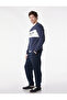 Elastic Waistband, Raised Pockets, Lace-Up Waist Jogger Sweatpants - 2