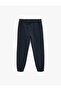 Elastic Waistband, Raised Pockets, Lace-Up Waist Jogger Sweatpants - 3
