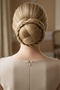 Honey Foam Color Braided Bun Buckle
