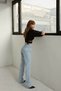 Extra High A.c.a.i.p S.o.l.m.a.z Blue Loose Jeans Palazzo Trousers (super High) - 6