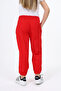Girl's Printed Basic Jogger Sweatpants with Elastic Waistband and Pockets, 2 Yarns - 4
