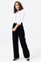 Black Lycra Super High Waist Casual Women's Jean Trousers Super High Wide Leg - 4