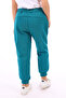Girl's Basic Jogger Sweatpants with Ribbed Waistband and Pockets, 3 Thread Ribbed - 2
