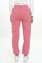 Girl's Embroidery Printed Waistband Ribbed Cuffs with Pockets Basic Jogger Sweatpants 3 Yarns Ribbed - 6