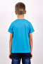 Boy's Printed Crew Neck Short Sleeve T-Shirt - 3