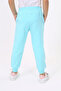 Girl's Basic Jogger Sweatpants with Ribbed Waistband and Pockets, 2 Yarns - 3