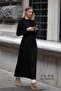 Basic Hijab Women's Combed Cotton Dress with Label Detail 1168 – Form Series - 2