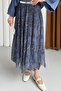Women's Ethnic Printed Chiffon Lined Skirt - 2