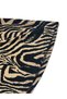 Girls' Zebra Patterned Wrinkled Fabric Seasonal Dress for Ages 5-6-7-8-9-10-11-12 with Long Sleeves - 6