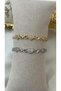 High Quality Vip Plated Zircon Stone Infinity and Heart Figured Steel Bracelet - 2