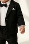Baby Boy Comfortable Cut-Fit Shirt, Jacket, Bow Tie, Linen Suit for Mevlüt Wedding and Eid - 3