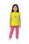 Girl's Viscos Tirel Tirel Tights with Tt-Shirt 2-3-4-5-6 Years Old Summer Bottom Top Set