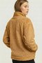 Women's Plush Full Zipper Pocket Sherpa Lamb Fabric Oversize Plush Fleece Sweatshirt - 2