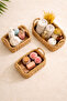 Wicker Rectangular 3-Piece Basket/Organizer/Bathroom Organizer - 2