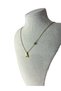 Letter Pendant with Evil Eye Beads - Letter a - Gold - 316L Stainless Steel - 4