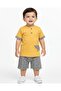 Baby Boy Elephant Embroidered Plaid Shorts Summer Buttoned Judge Collar 6-9-12-18-24 Months Baby Set