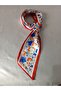 Scarf Tie Red Edged Multicolor - 2