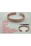100% Copper Unisex Bracelet – Evil Eye Verse, Ayetel Kursi, Felak, Nas, Esmaul Hüsna, Inshirah...