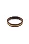 Brown Herringbone Braided Genuine Leather Men's Bracelet |   Magnetic Metal Buckle Design-1239 - 2