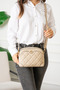 Women's Adjustable Cross Strap 4 Compartment Shoulder and Crossbody Bag S-1267
