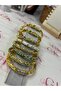Stone Flower Enamel Handcuffs 1 Piece (Random Shipping) - 5