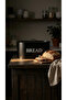 Luxury Modern Large Size Metal Bread Bin with Metal Lid, Black Bread Box Basket 32 cm - 3