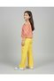 6-7-8-9-10 Years Old Summer Girl's Suit with Loose Legs Ethnic Dezen Blouse