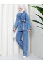 Belted Double Denim Suit - 7