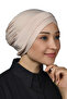 Four-Band Cross Exterior Fitting Cap Ready Turban Jersey - Powdered Powder