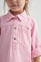 Painted Gabardine Dress 2-7 Years Pink