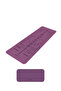 6mm Tpe Yoga Mat with Symbol Alignment, Pilates Cushion, Knee Elbow Protector Mat Set, Plum - 3