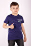 Boy's Printed Crew Neck Short Sleeve T-Shirt