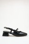 Verona Women's Leather Heeled Ballerina Shoes – 5 cm Heel, Casual and Office Chic 1110 - 4