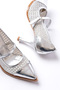 Stiletto Heels with Mesh Details - 2