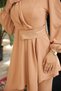 4475 Set dublu Hijab Camel - 4