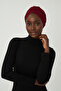 Claret Red Ready-made Hijab Hijab Outdoor and Pool Cap with Cross Hooks - 5