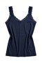 Women's Cotton Undershirt with Lace on the Shoulder, Breathable Fabric (3110) - 2