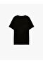 Regular Fit Short Sleeve Crew Neck Printed Cotton Sports T-Shirt - 4