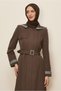 Belted Hooded Coat 10673 - 2