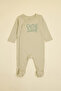 Boy's Multicolor 3 Pack Printed Sleepsuit - 3